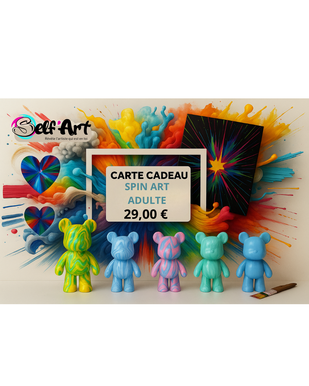 Carte Cadeau SPIN ART ADULTE